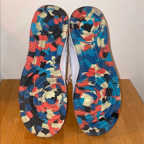 Men 2021 Nike Air Force 1 Swoosh Pack LV8 - Picture 6 of 12